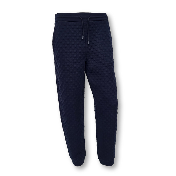 Louis Vuitton Men s Navy Cotton Damier Sweatpants Luxuria Co