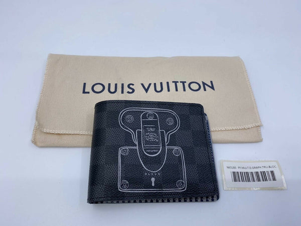 Louis Vuitton Men's Damier Graphite Canvas Bifold Wallet – Luxuria & Co.