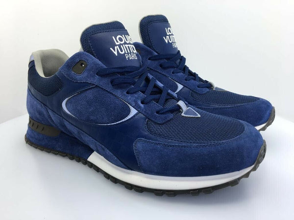 Louis Vuitton Sneakers LV8.5/US9.5 Run Away Blue Suede