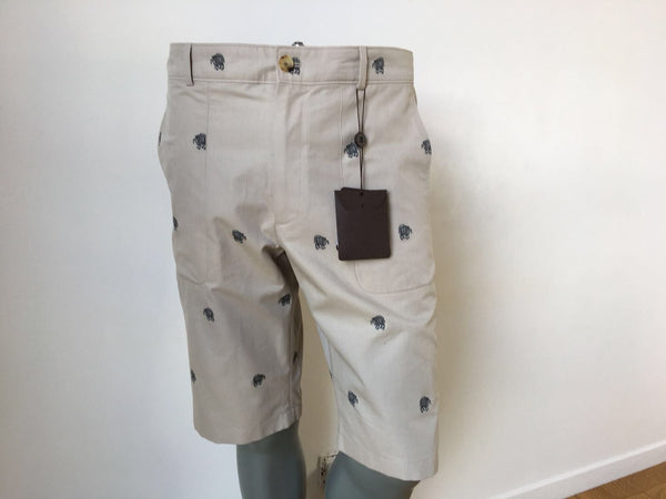 Louis Vuitton Men's Navy Cotton Chapman Chino Shorts