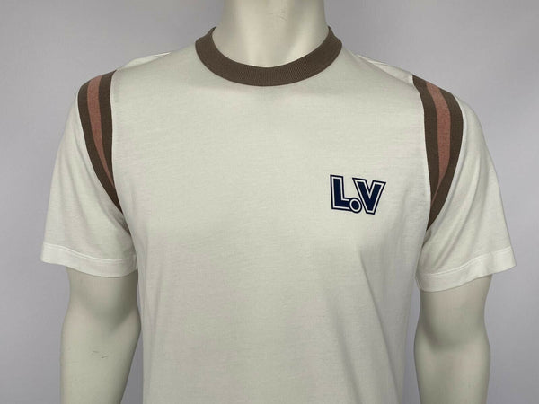 LOUIS VUITTON LOUIS VUITTON T-shirt patch Short sleeve cotton White Used  unisex XS LV