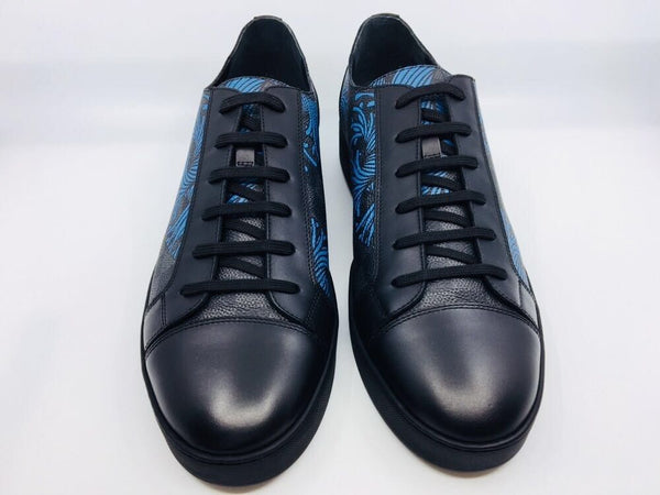 Louis Vuitton Men's Black Canvas Nemeth Match-Up Sneaker 