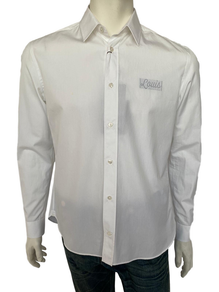 Louis Vuitton White Cotton Embroidered Collar Short Sleeve Shirt L at  1stDibs  louis vuitton collar shirt, louis vuitton white shirt, louis  vuitton collar shirts