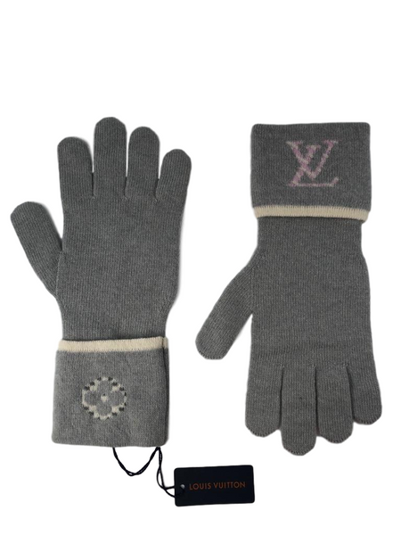 Louis Vuitton Gloves Rose Knitted Glove Monogram Extravagant -  Norway