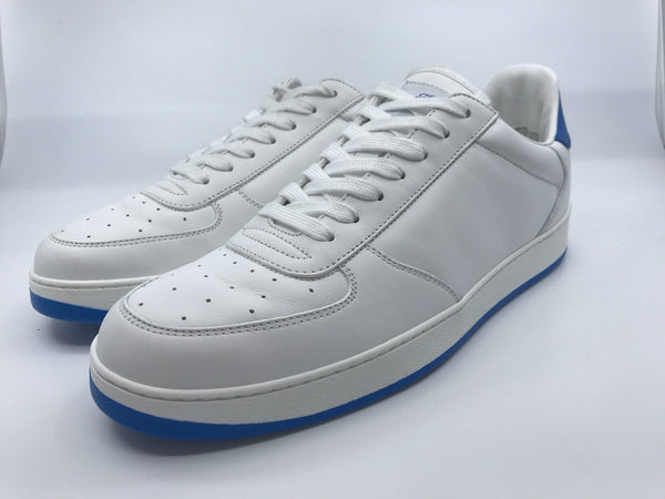 Louis Vuitton Red Blue & White Leather Rivoli Sneakers 6.5/41
