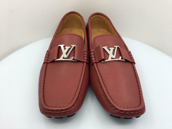 Louis Vuitton Cream Leather Monte Carlo Loafers Size 37.5 Louis Vuitton