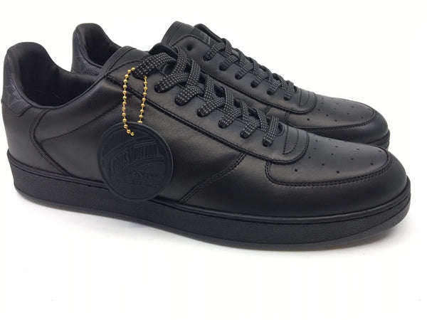 Rivoli leather high trainers Louis Vuitton Black size 40.5 EU in