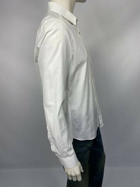 Louis Vuitton Men's White Cotton Chain Collar T-Shirt – Luxuria & Co.
