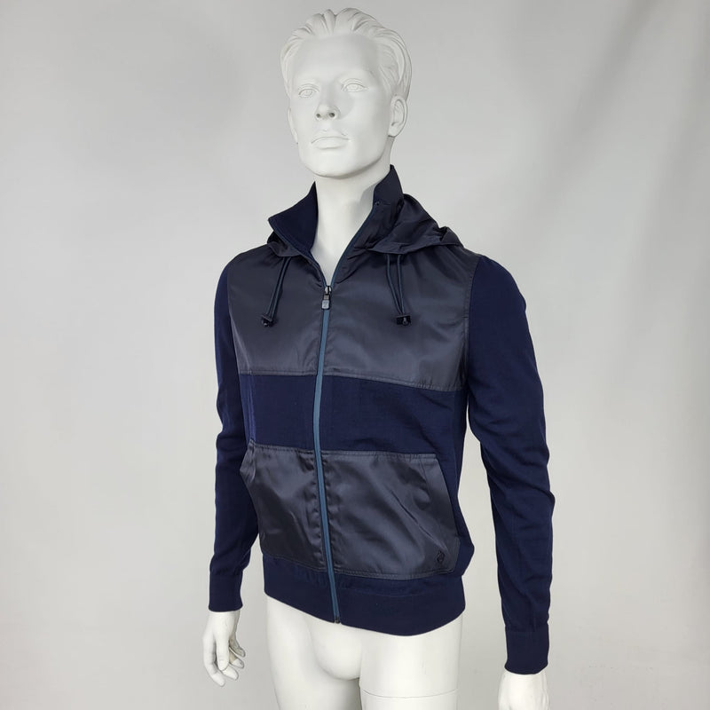 Color Block Technical Nylon Blouson Jacket
