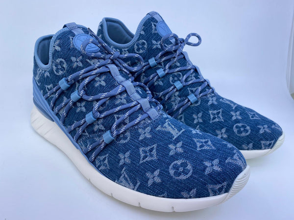 Louis Vuitton Men's Blue Denim Monogram Fastlane Sneaker – Luxuria