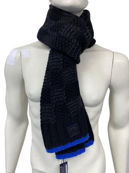 Louis Vuitton Men's Anthracite Wool LV Split Scarf – Luxuria & Co.