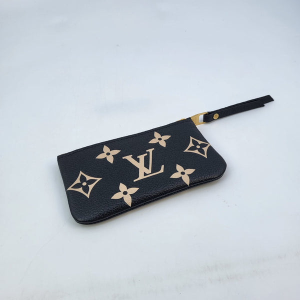 Louis Vuitton Key Pouch M80885 Black/Beige 