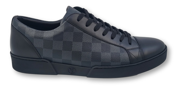 Louis Vuitton Men s Black Damier Graphite Match Up Sneaker Luxuria Co