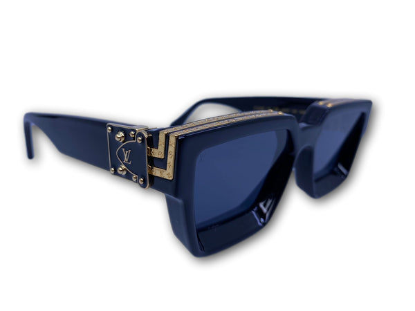 Louis Vuitton Black/Gold Z1165W 1.1 Millionaires Square Sunglasses