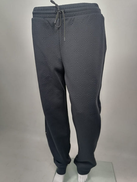 Louis Vuitton Prince of Wales Jogging Pants Deep Grey. Size XL