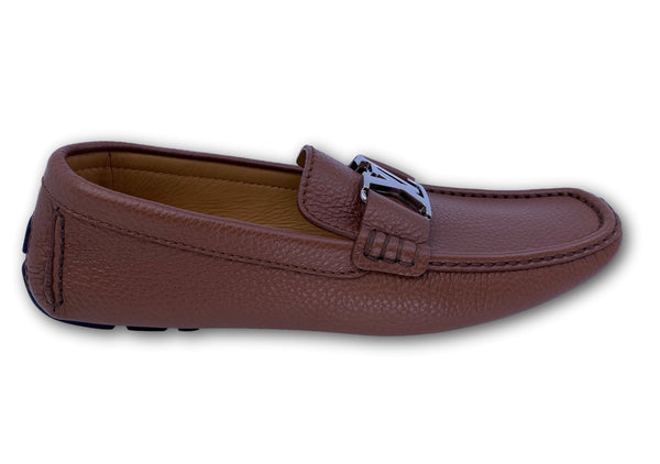 Louis Vuitton LV Glove Loafers, Brown, 9.5