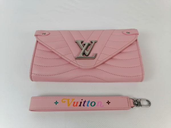 Louis Vuitton - Monogram Long Wallet (Pink Button) – Laced CT