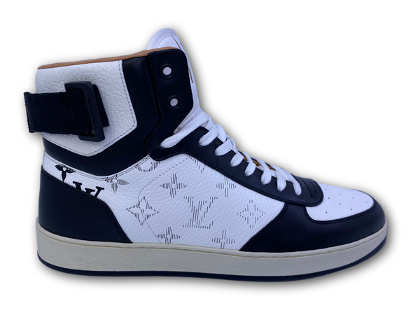 Louis Vuitton Men's Black Leather Rivoli Sneaker Boot – Luxuria & Co.
