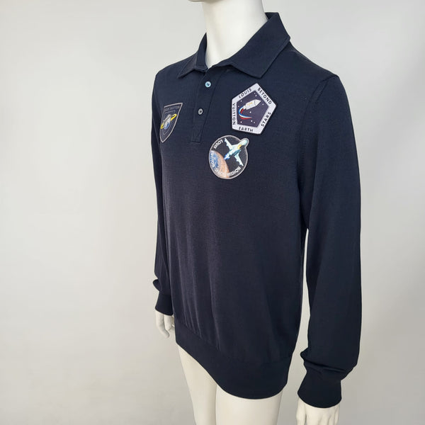 Louis Vuitton Graphic Long-sleeved Polo