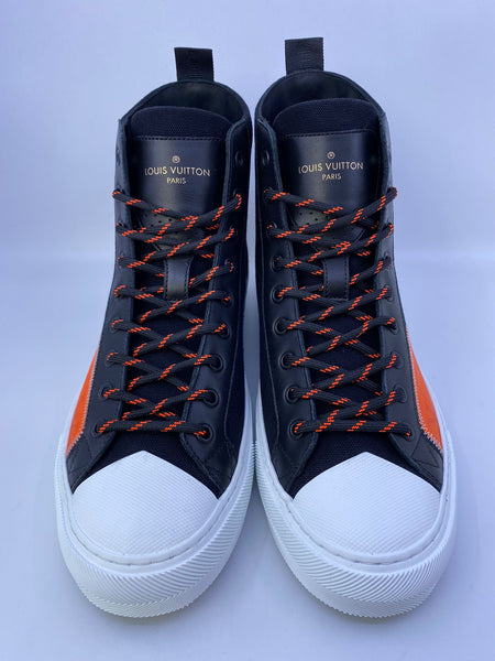 Louis Vuitton Black & Orange 'Tattoo' Sneakers
