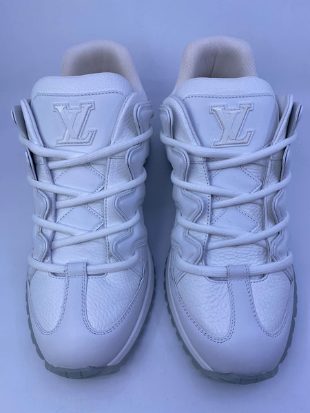 Louis Vuitton Men's White Leather Zig Zag Sneaker – Luxuria & Co.