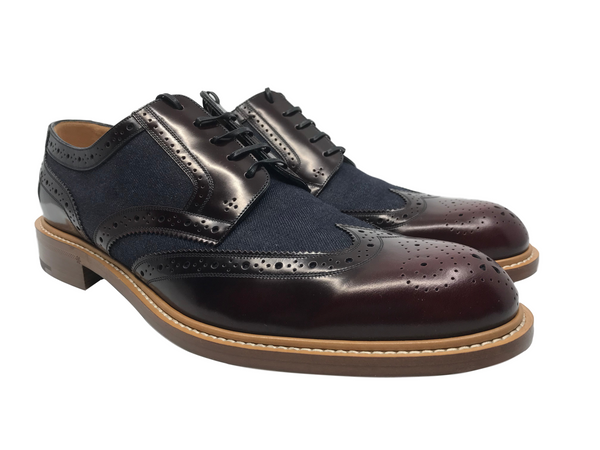 Louis Vuitton Men's Black Leather Officer Derby Shoe – Luxuria & Co.