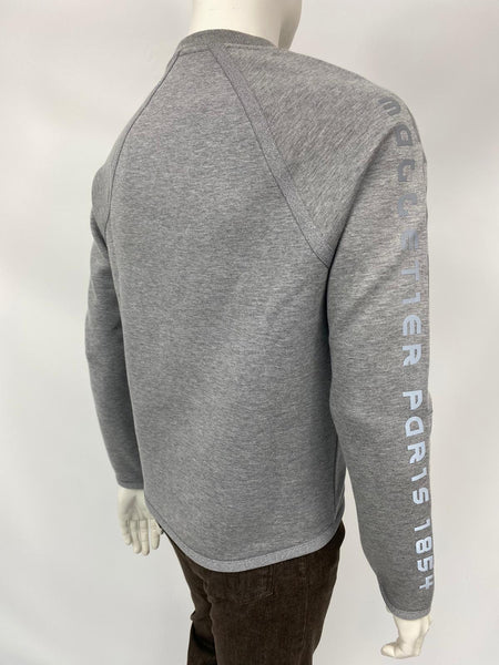 Louis Vuitton Men's Gray Cotton Polyamide Scuba Style Sweater With