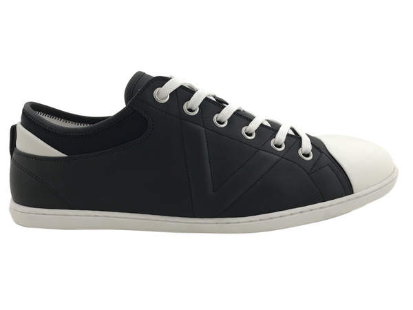 Louis Vuitton Men's White Leather Baseball Sneaker – Luxuria & Co.