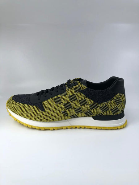 Louis Vuitton Men's Blue Black Damier Run Away Sneaker – Luxuria & Co.