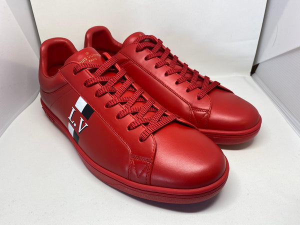 Louis Vuitton, Shoes, Louis Vuitton Luxembourg Low Top Sneakers Only Worn  Once Lv Size 95 Us511