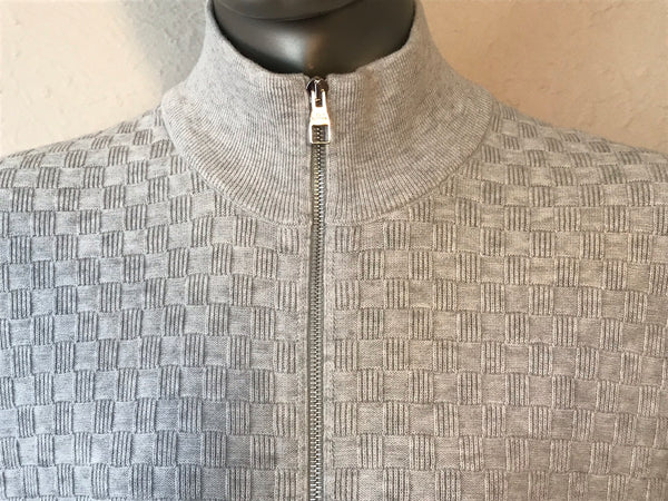 Louis Vuitton® Damier Wool Zip-through Cardigan Anise. Size Xs in 2023