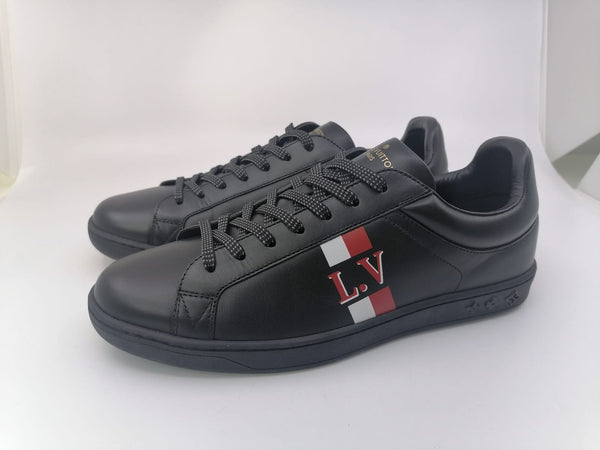 Louis Vuitton Men's Luxembourg Sneakers Monogram Leather Black 2356511