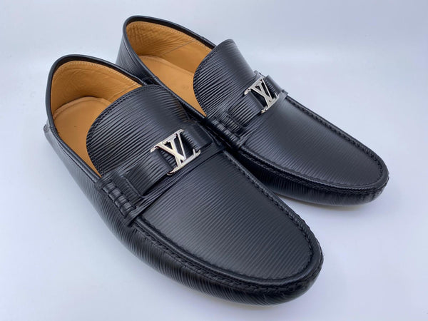 Louis Vuitton, Shoes, Louis Vuitton Blue Epi Leather Hockenheim Slip On  Loafers Size 9 M