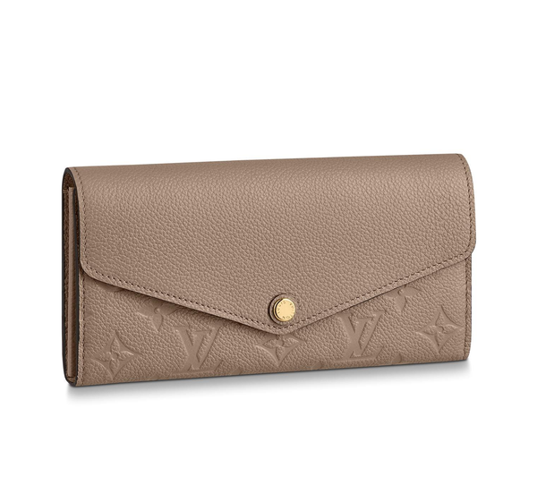 Sarah Wallet Bicolour Monogram Empreinte Leather - Wallets and