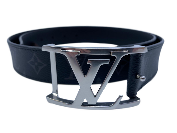 Louis Vuitton LV Initiales Reversible Belt Monogram Eclipse Canvas Wide 100