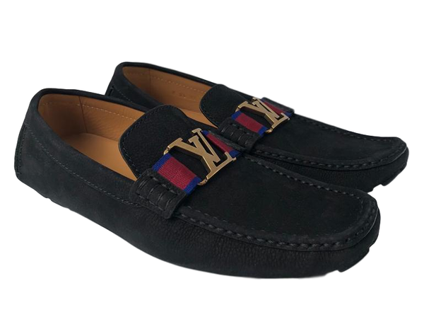 Louis Vuitton Men's Monte Carlo Moccasin Loafers Leather Black 16545217