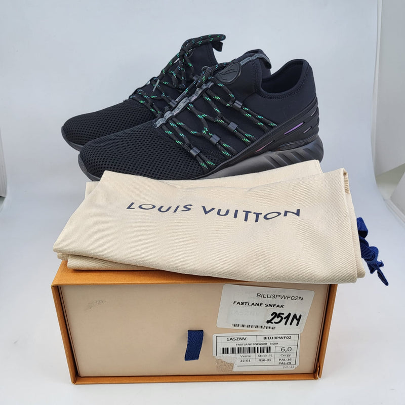 Louis Vuitton Blue Fastlane Sneakers Mens 10.5