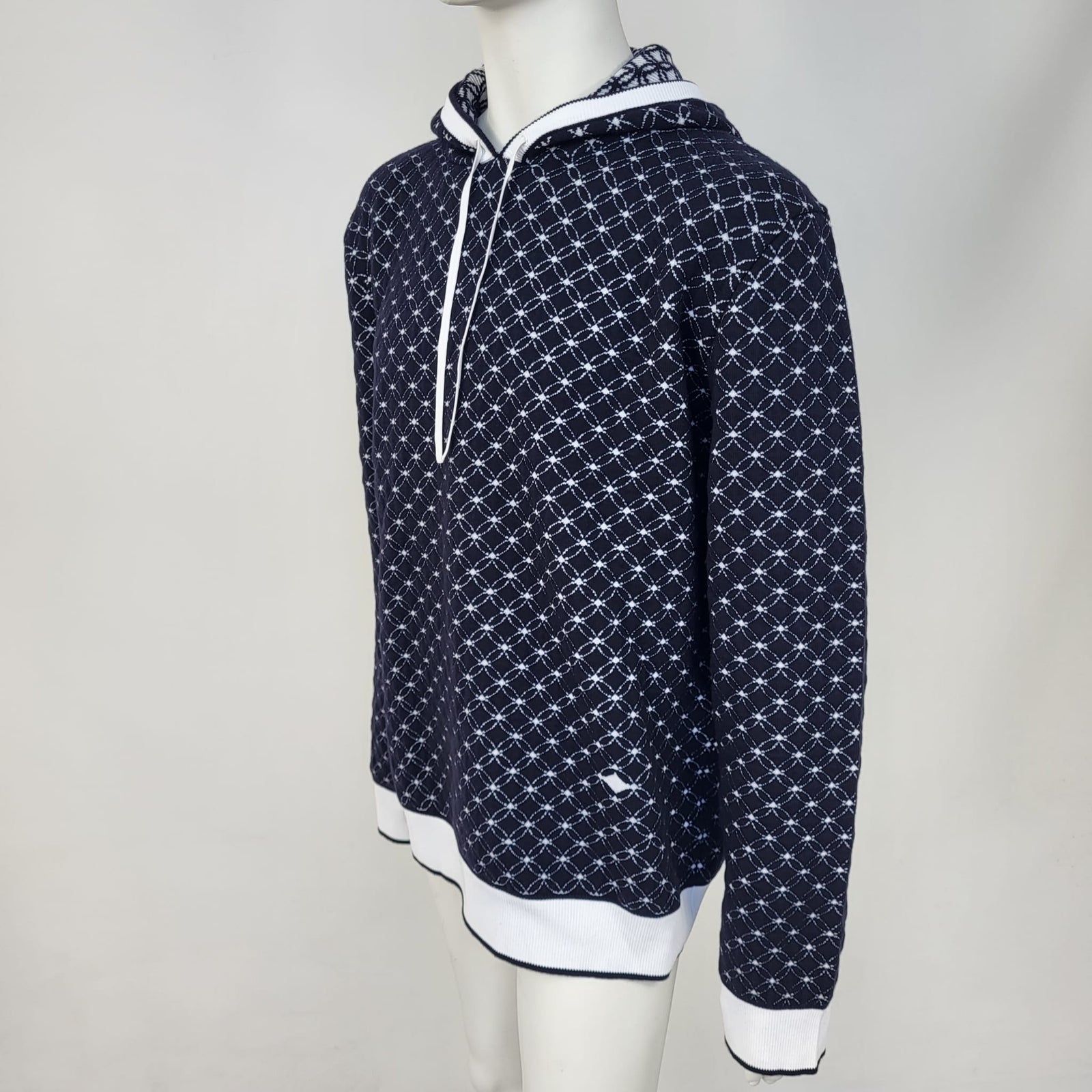 Louis Vuitton Exclusive 3D Monogram Flower Jacquard Hoodie