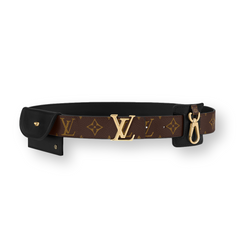 Louis Vuitton Ouest 30mm Belt in Black for Men