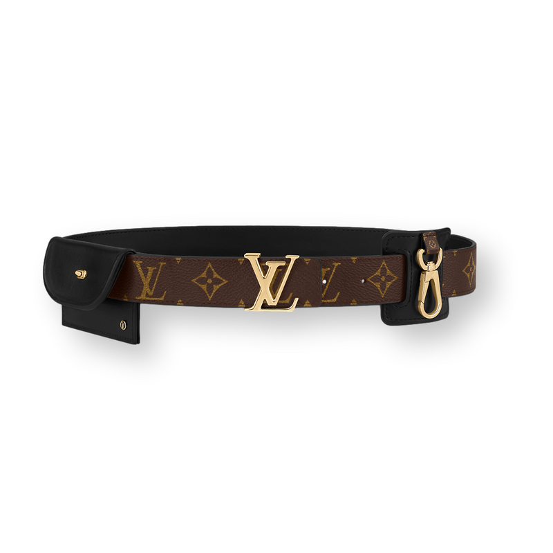 Louis Vuitton Women's Monogram Canvas All You Need 30MM Belt Louis Vuitton Women's Monogram Canvas All You Need 30MM Belt
