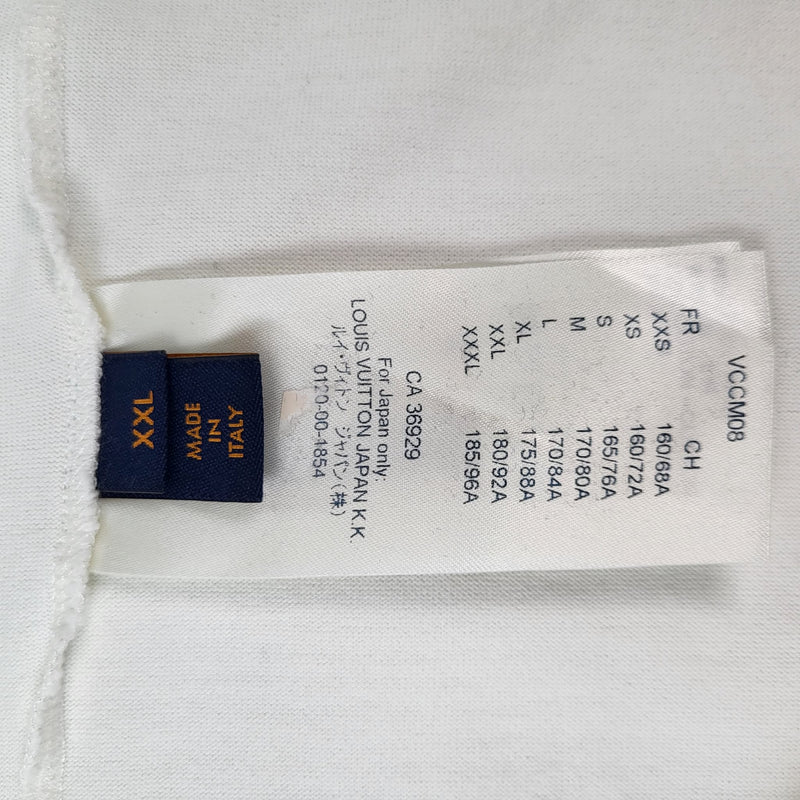 Louis Vuitton Men's White Cotton Chain Collar T-Shirt – Luxuria & Co.