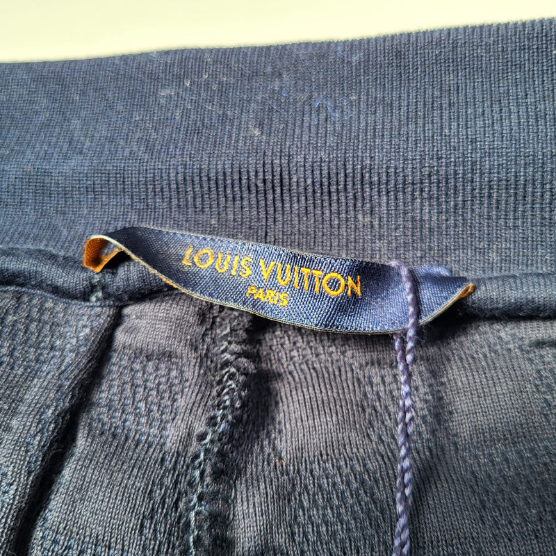 Louis Vuitton Men's Navy Cotton Damier Sweatpants – Luxuria & Co.