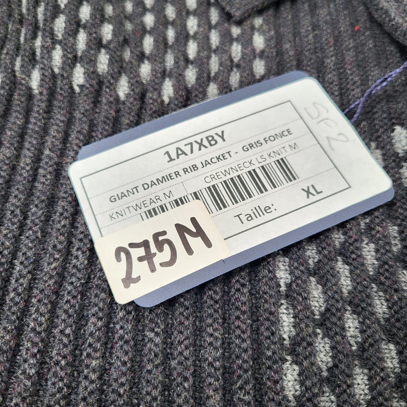 Louis Vuitton x Nigo Giant Damier Rib Jacket Gris Fonce