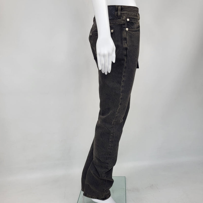 Gray Washed Slim Jeans