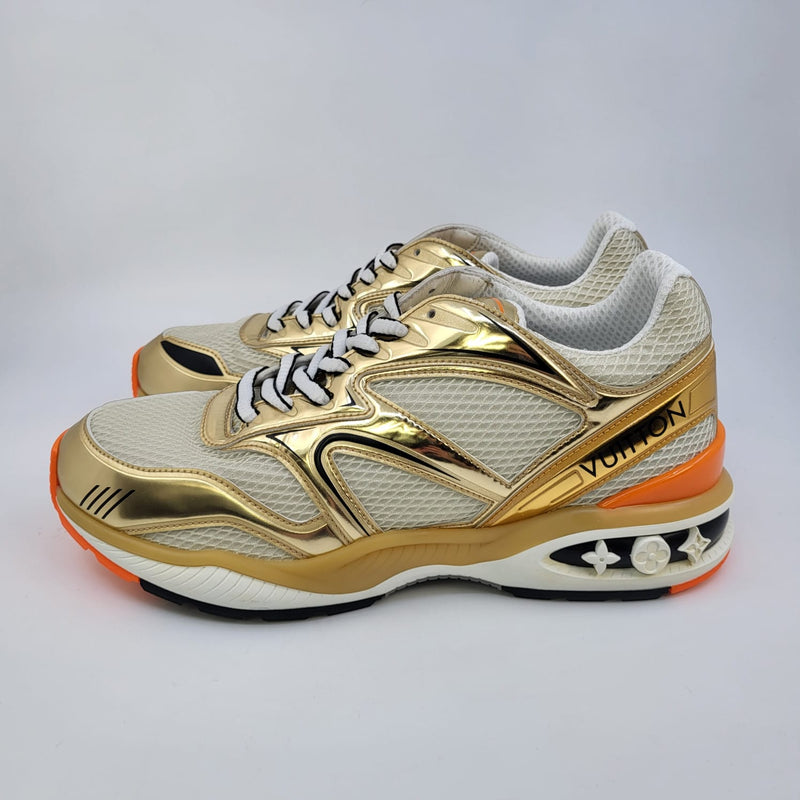 Louis Vuitton Luxury Limited Edition Gold Shoes, Sneaker