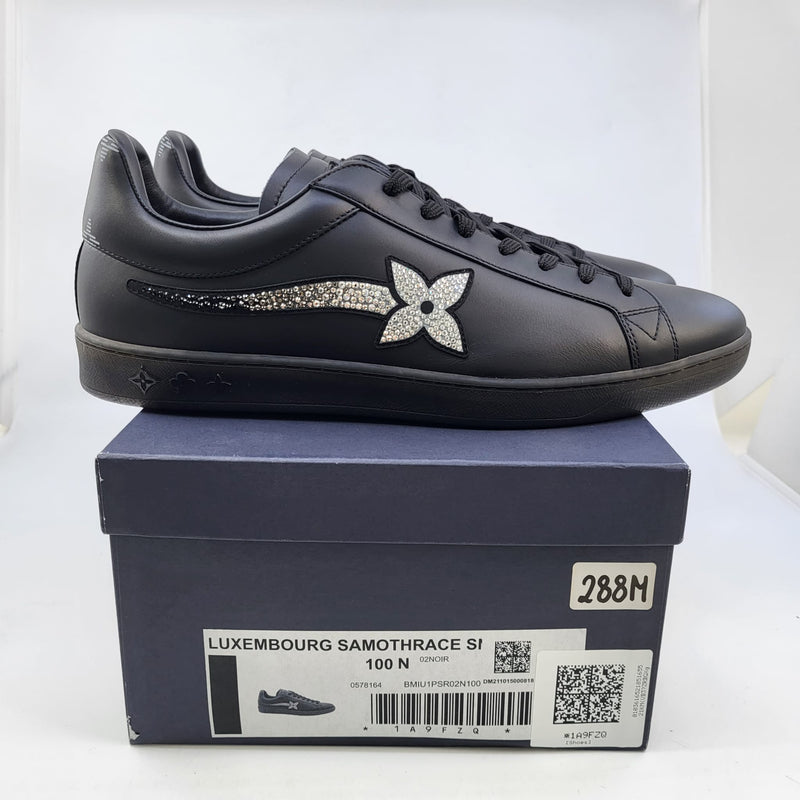 Louis Vuitton Men's Black Monogram Luxembourg Samothrace Sneaker size 11 US