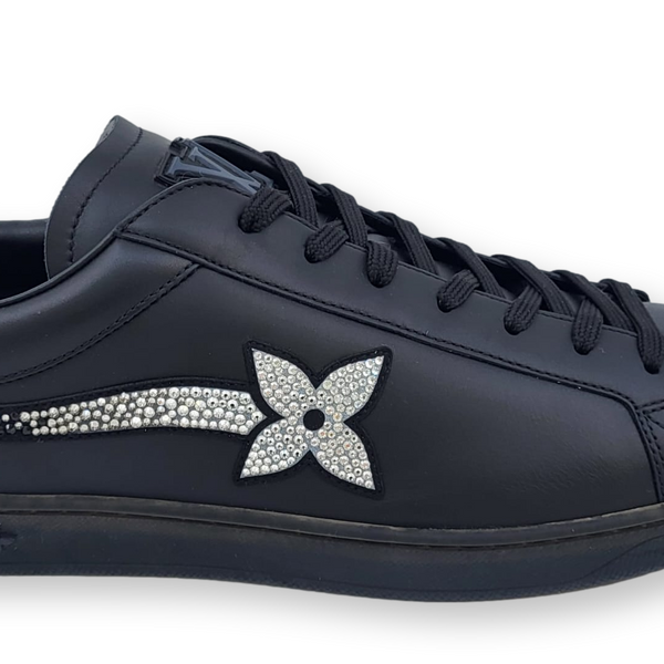 Black w/yellow monogram low top sneakers 'LUXEMBOURG SAMOTHRACE SNEAKER' - Louis  Vuitton ($935.00)