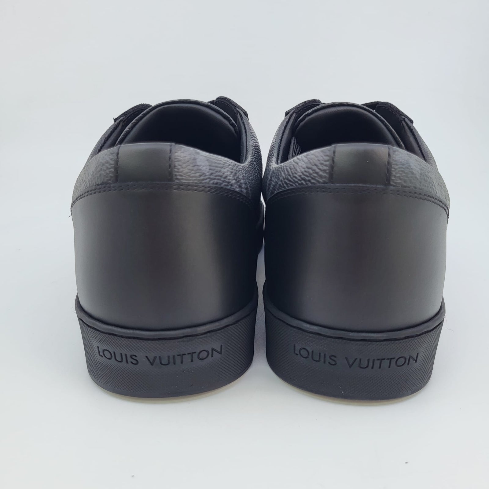 Louis Vuitton Monogram Match Up High Top Trainers Silver/ Gray Canvas Sz US 7.5 Louis Vuitton Men main image 2