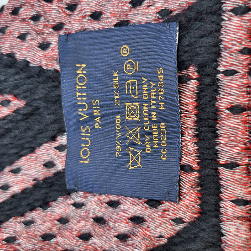 Louis Vuitton Black Wool Silk Monogram Giant Logomania Jungle Scarf –  Luxuria & Co.