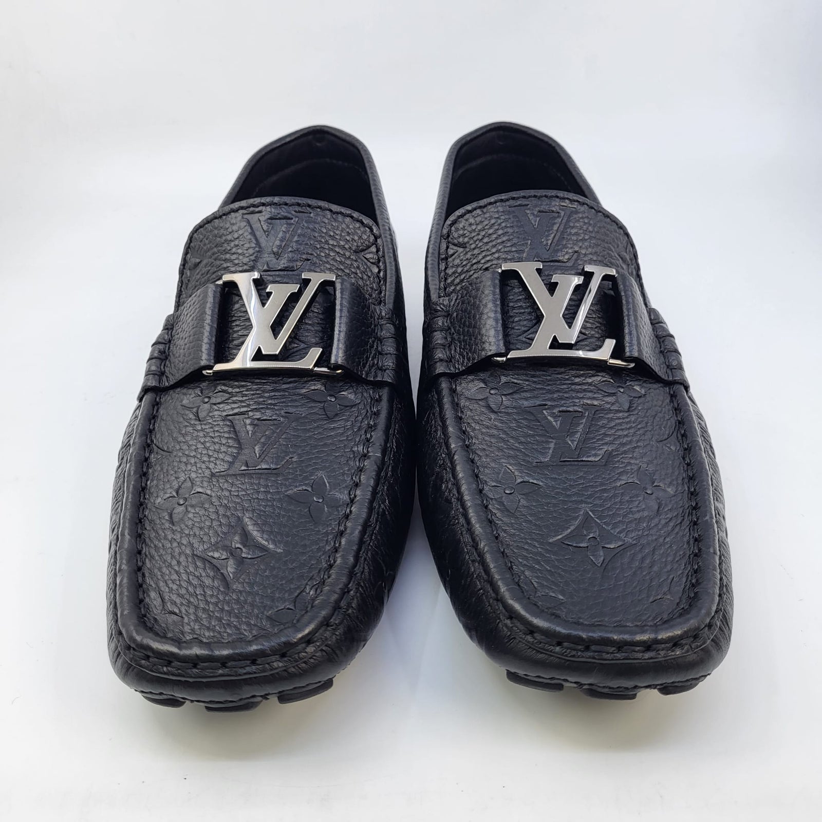 Louis Vuitton Men's Black Monogram Empreine Leather Monte Carlo